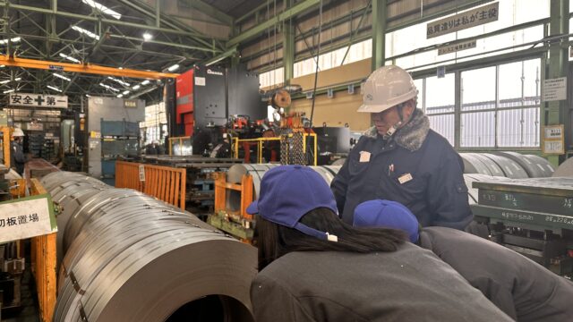 インターンシップに来てくれました