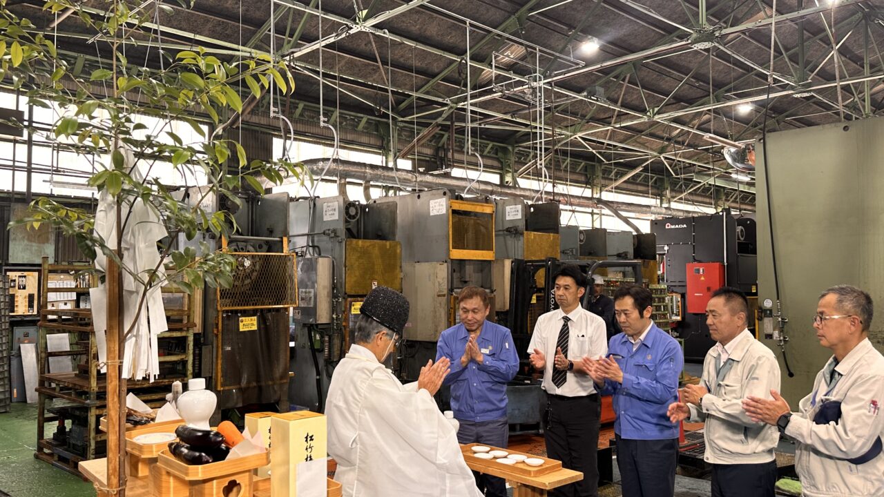 新設プレスロボットライン 地鎮祭