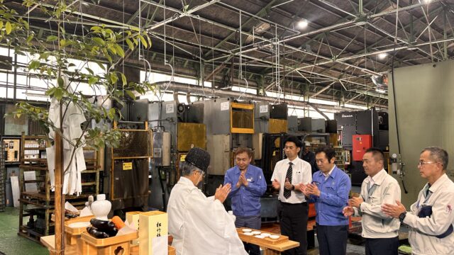 新設プレスロボットライン 地鎮祭
